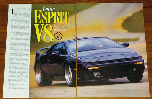 Lotus esprit magazine - esprit,