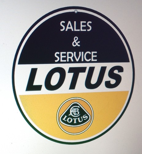 Lotus cars vintage logo sign - lotus,