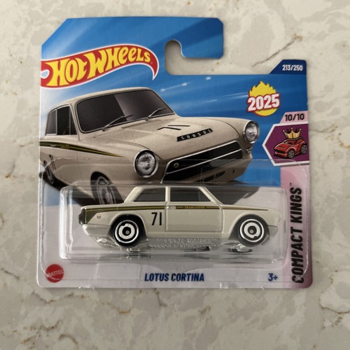 Hot wheels lotus cortina - wheels, white