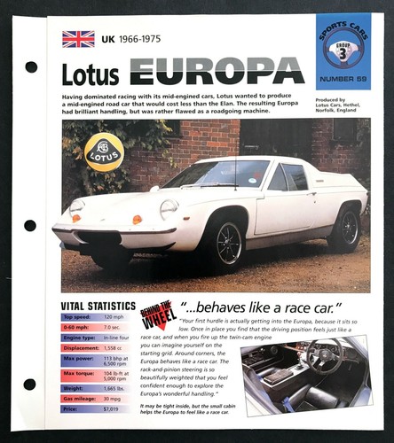 1974 lotus europa special - lotus,
