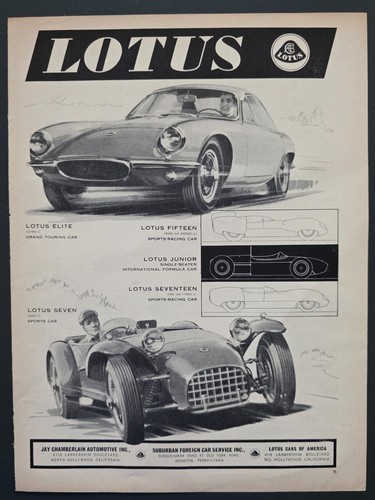 1960 print lotus elite - 1960,