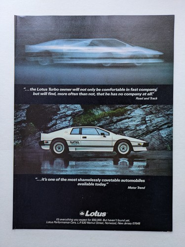 Lotus esprit turbo 1986 - lotus,