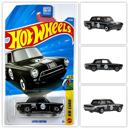 Hot wheels lotus cortina - cortina, black