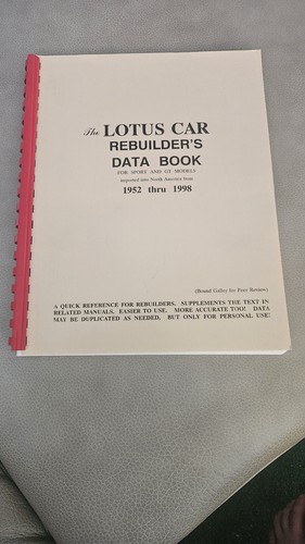 The lotus car - lotus, rebuilder's