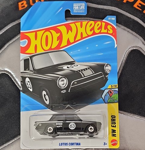 Hot wheels lotus cortina - hot, black