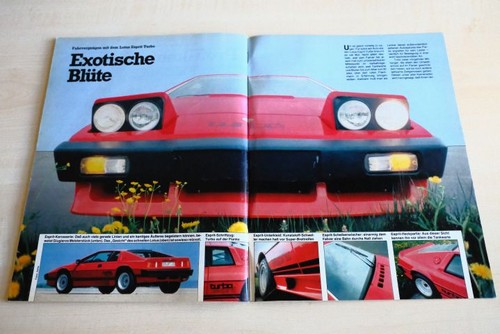 Mot 1985 lotus esprit turbo - esprit,
