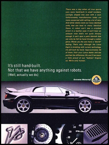 2002 lotus esprit original - esprit, v8