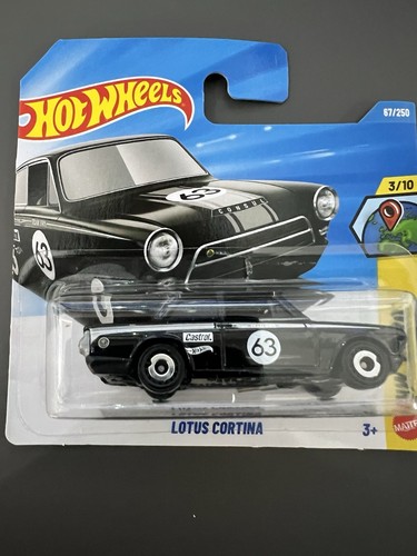 Hot wheels lotus cortina black - hot,