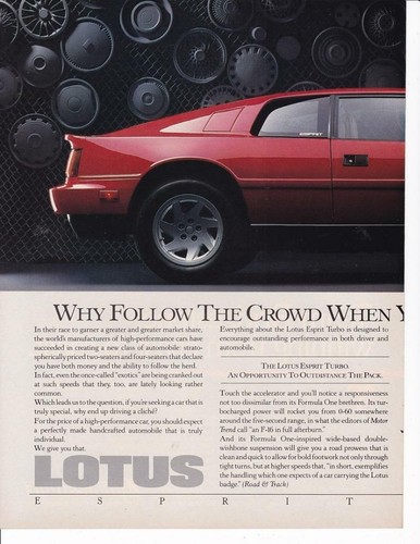 1988 lotus esprit turbo - 1988,
